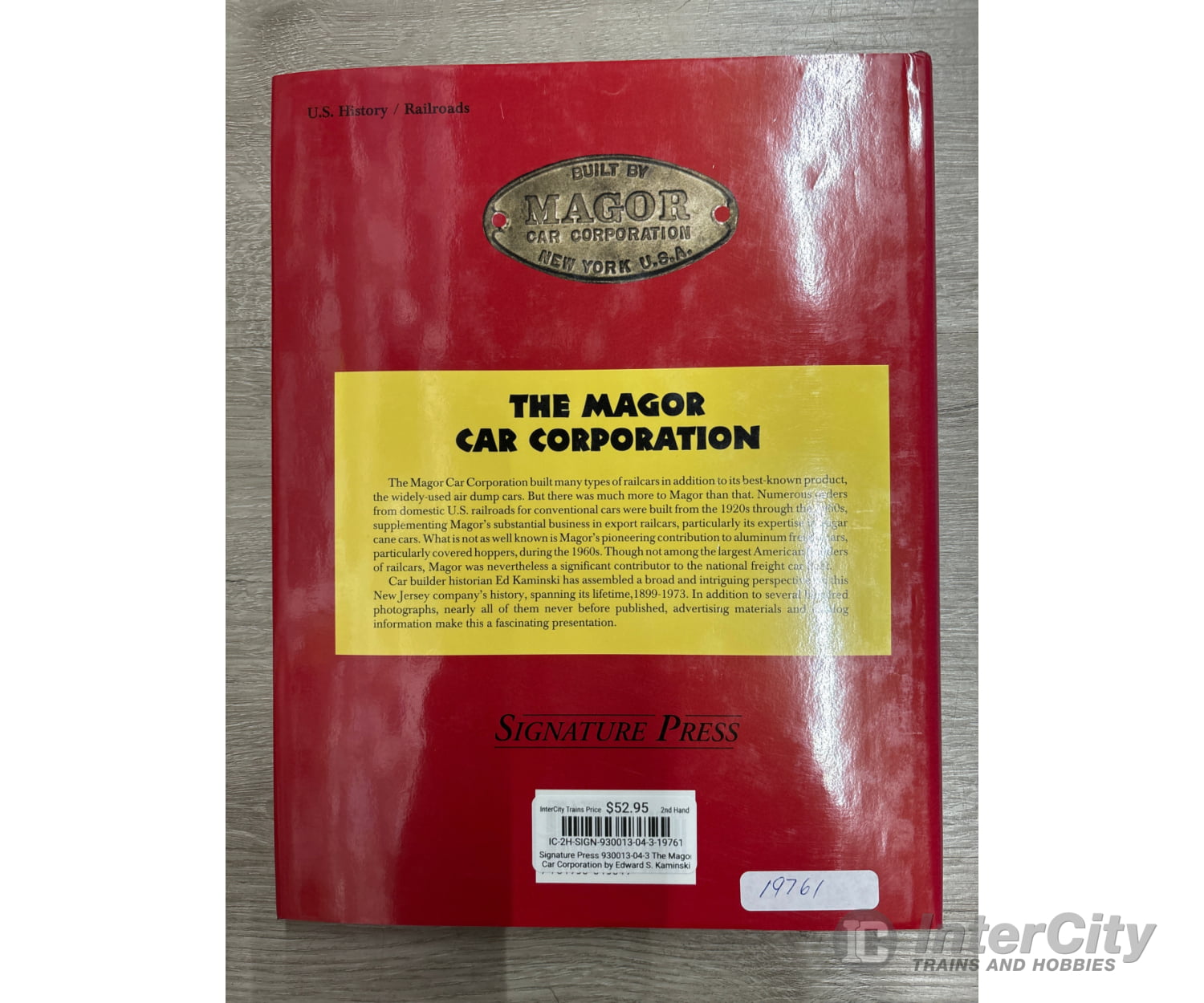 Signature Press The Magor Car Corporation by Edward S. Kaminski Books