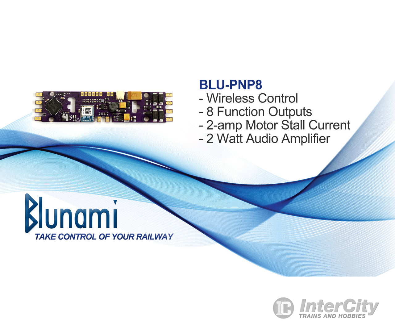 Soundtraxx 885624 Blu-Pnp8 Blunami Digital Sound Decoder - Emd 2 Diesel Sounds Decoders