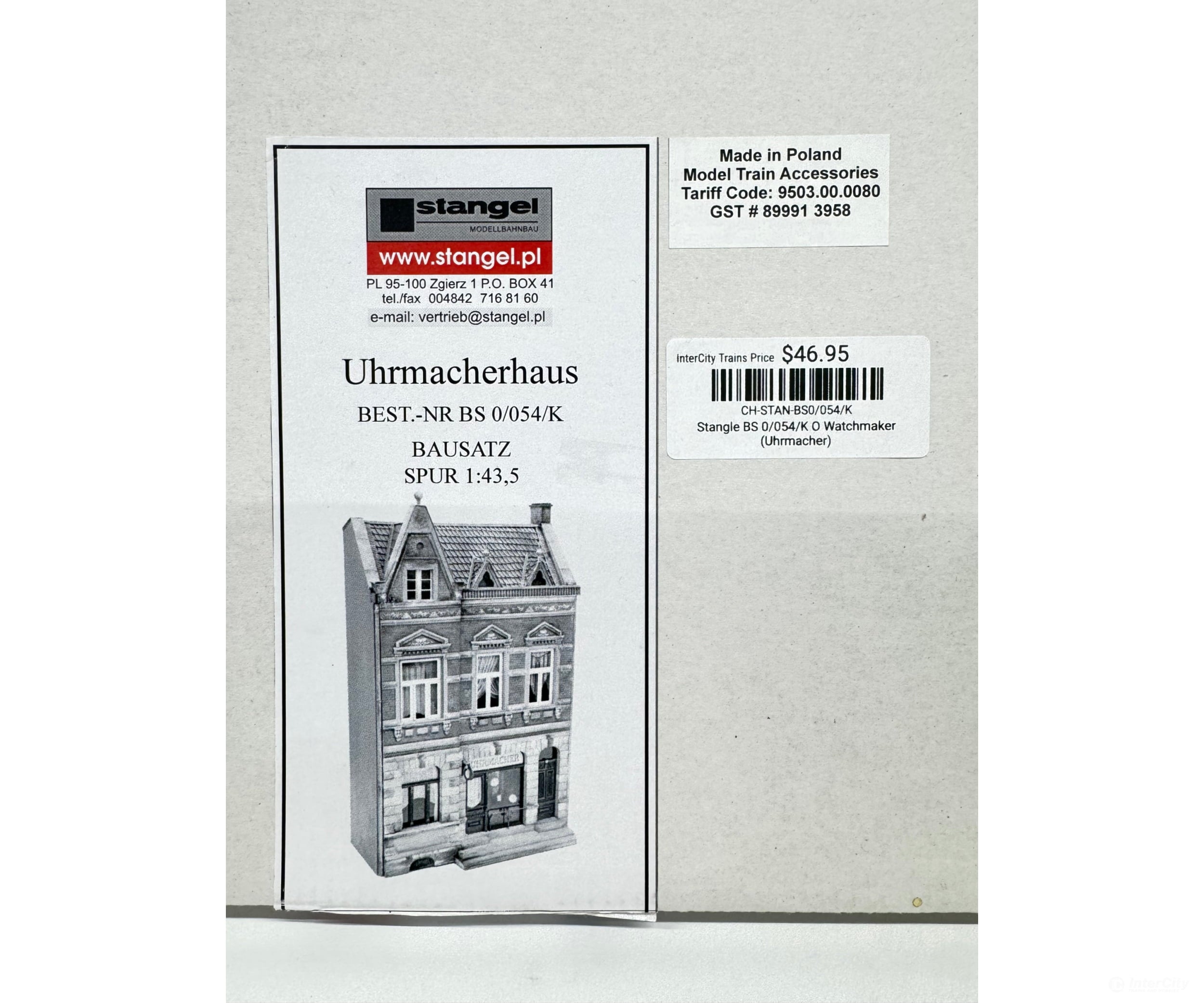 Stangel BS 0/054/K O Watchmaker (Uhrmacher) Structures