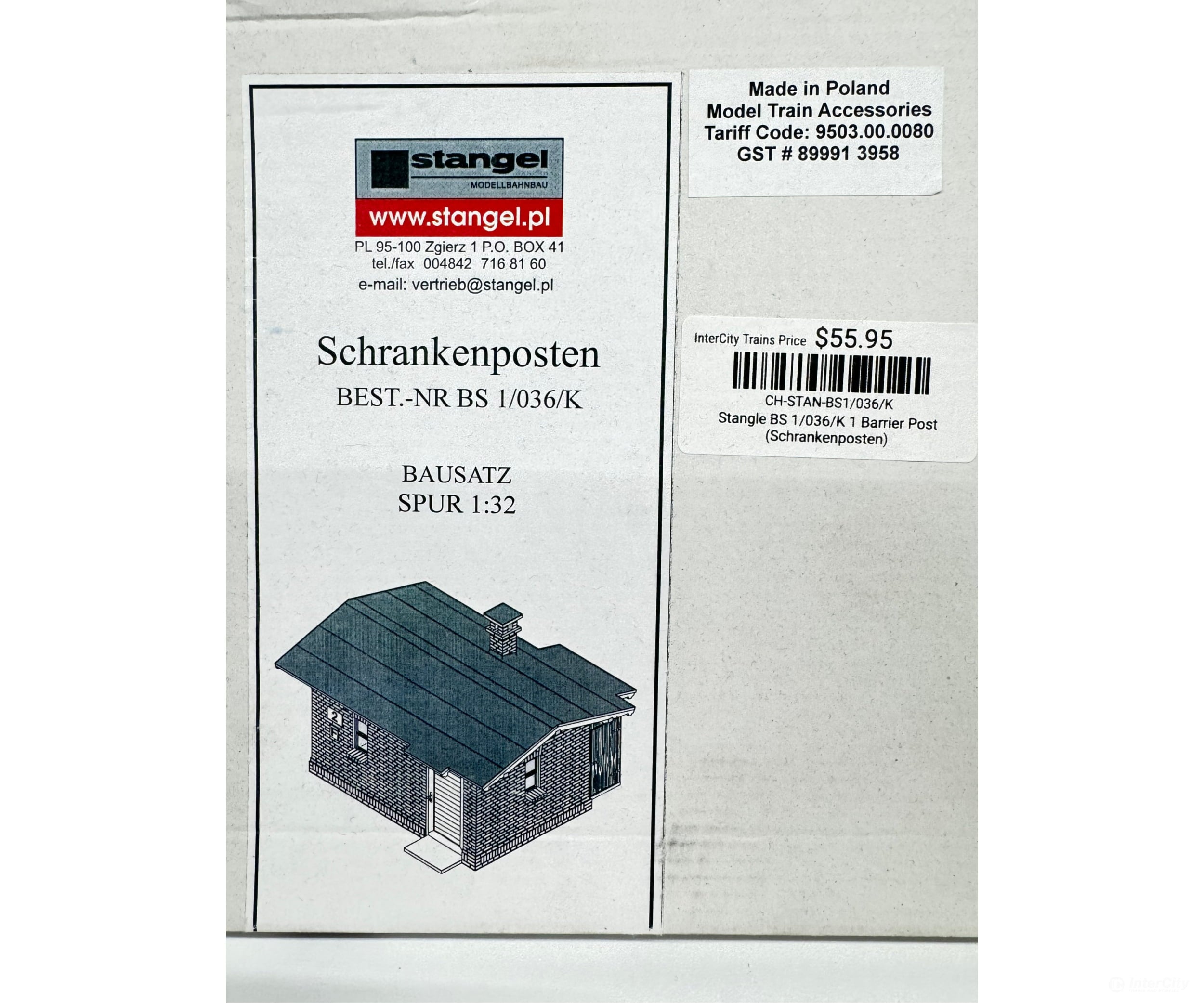 Stangle BS 1/036/K 1 Barrier Post (Schrankenposten) Structures