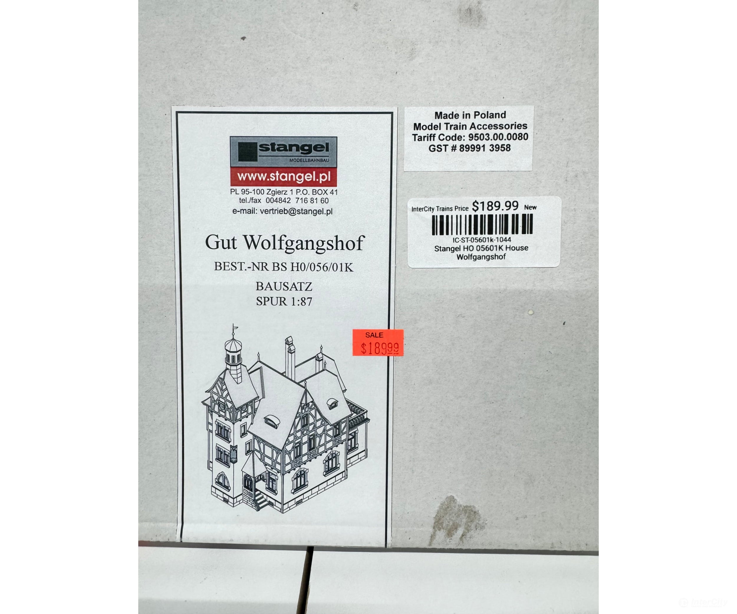 Stangel HO 05601K House Wolfgangshof Structures