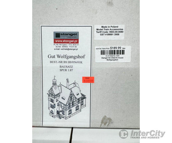 Stangel HO 05601K House Wolfgangshof Structures