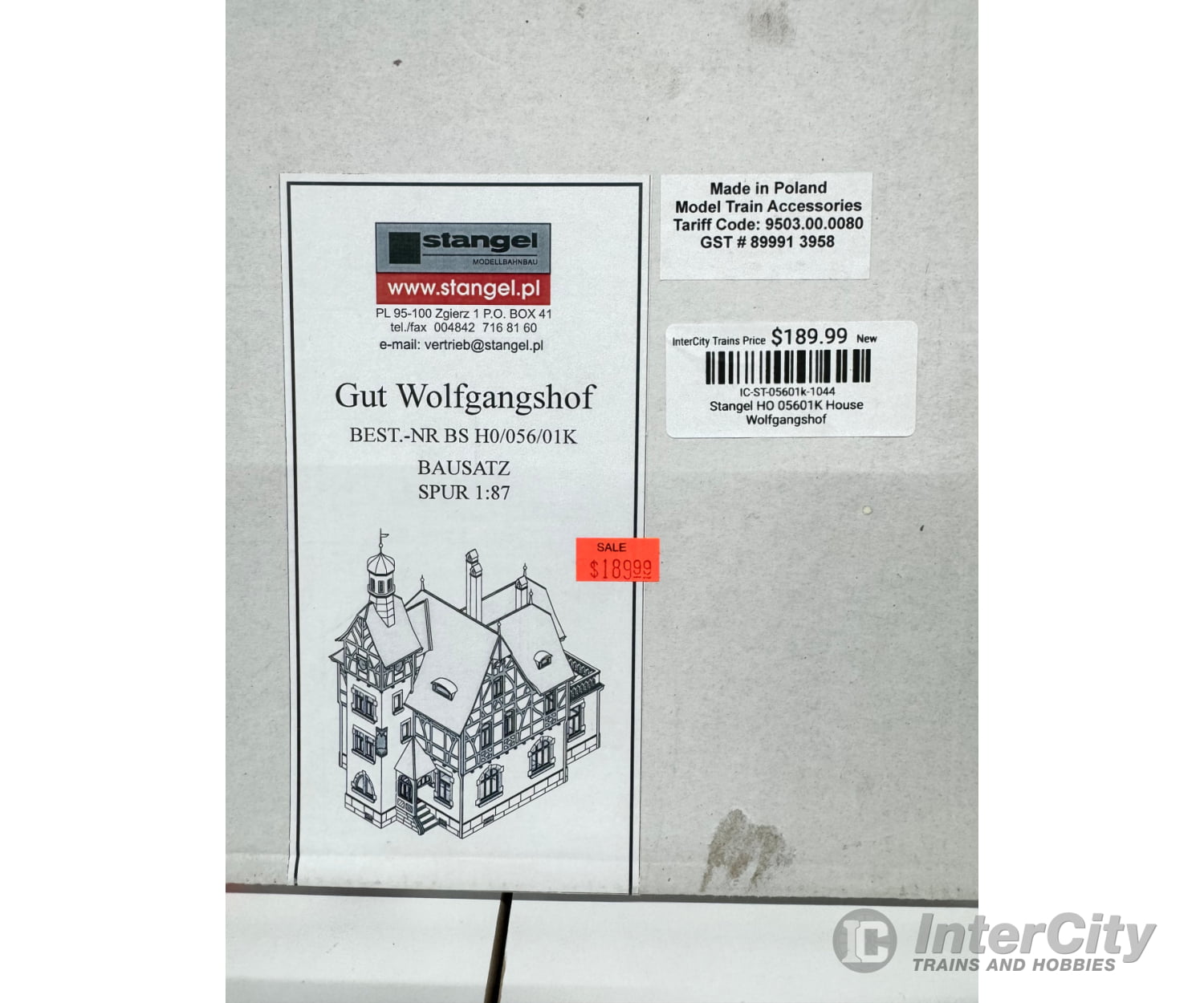 Stangel HO 05601K House Wolfgangshof Structures