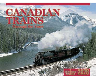 SteamScenes 2026 Calendar - Canadian Trains Through the Years Books