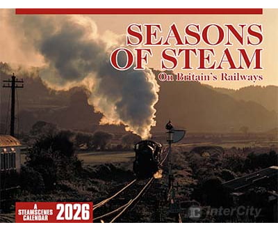 SteamScenes 2026 Calendar - Seasons of Steam on Britain’s Railways Calendars