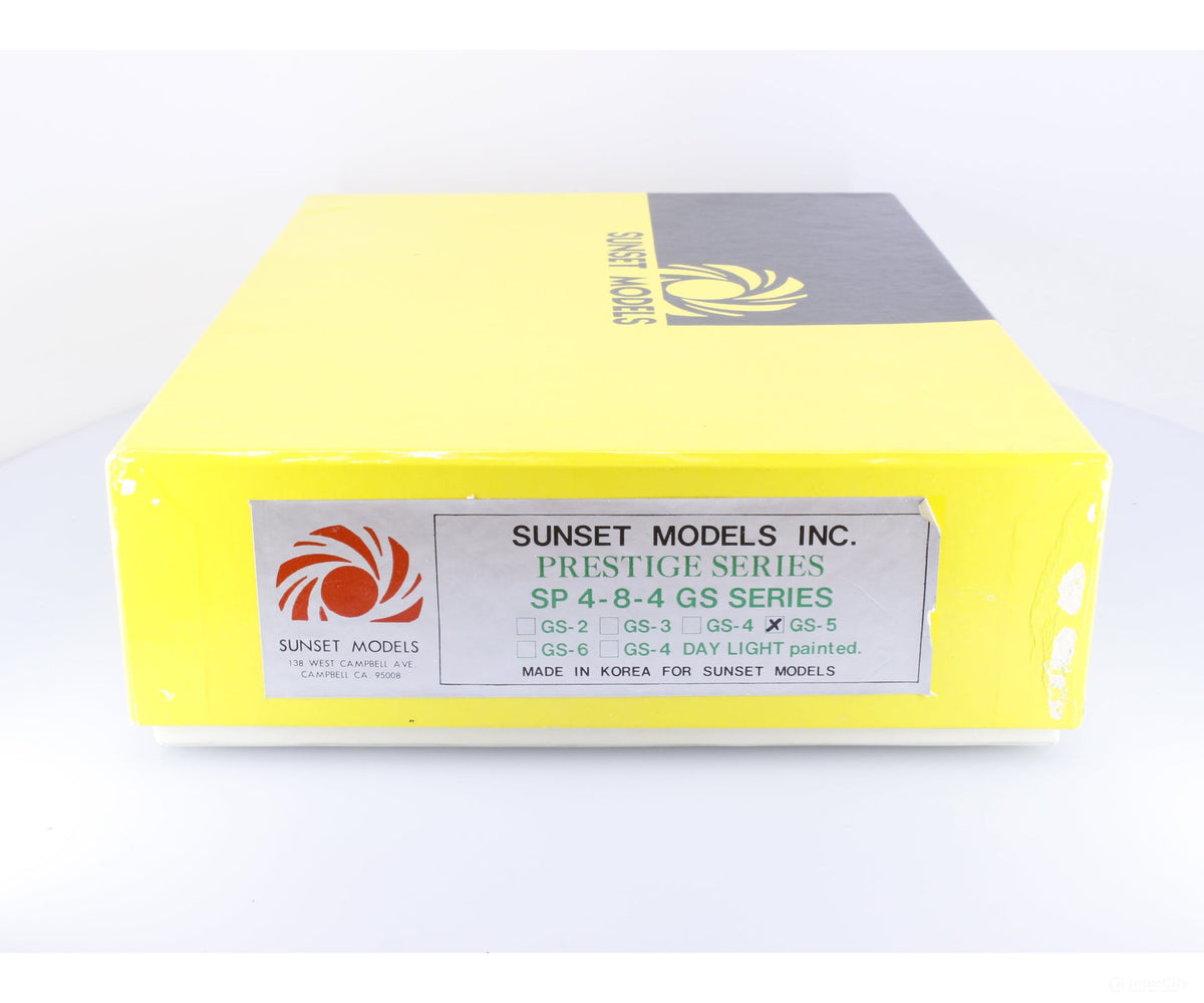 Sunset Models 484GS5 HO Brass 4-8-4 Class GS-5 Steam Locomotive Southern Pacific (SP) Analog DC - Locomotives
