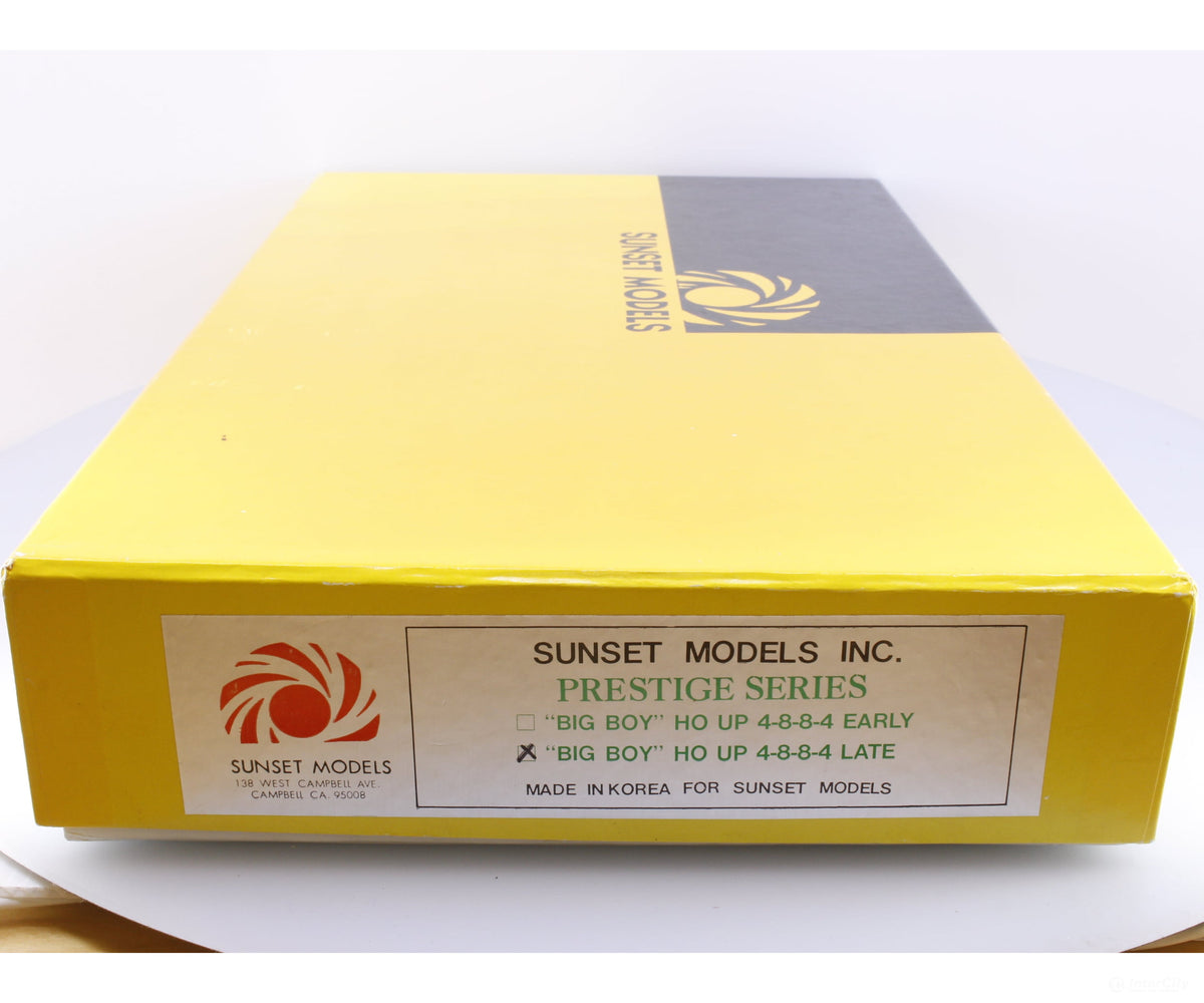 Sunset Models BB4884 HO Brass 4-8-8-4 Big Boy Late Version Steam Locomotive Undecorated Analog DC - Locomotives