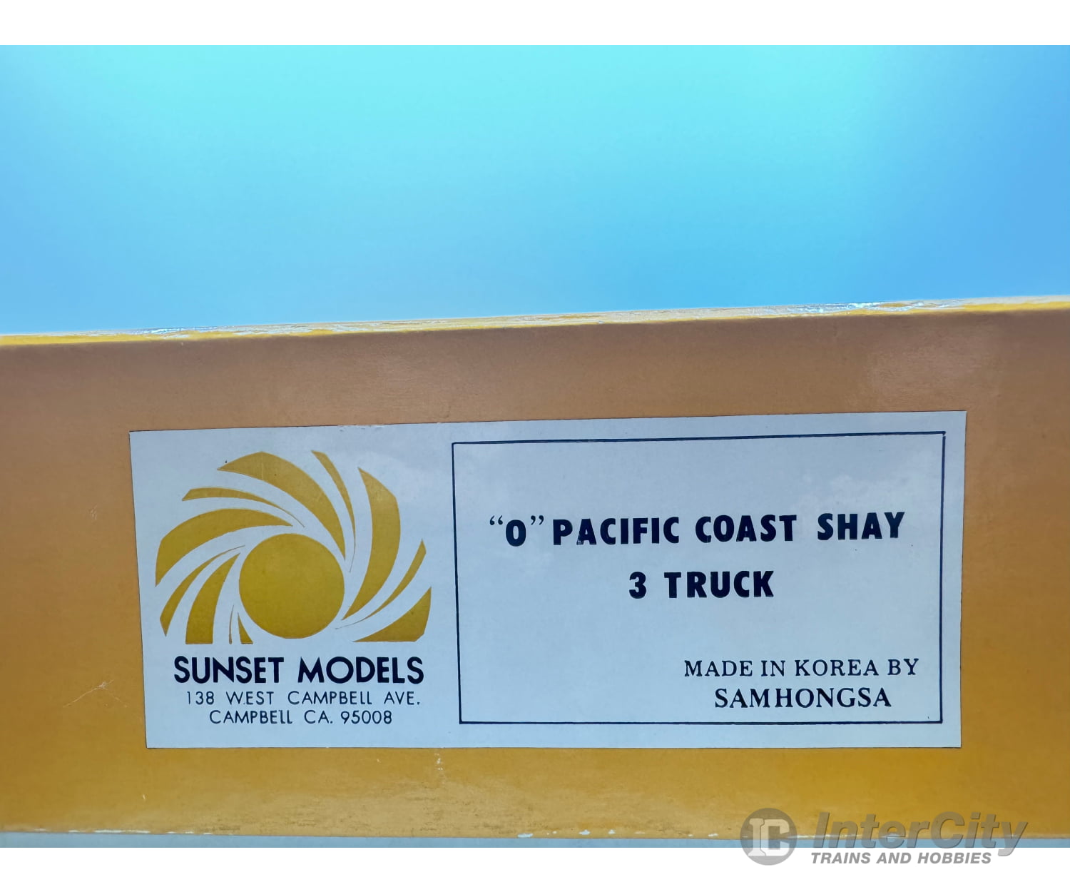 Sunset Models Brass O Pacific Coast Shay (3-Truck) (Samhongsa) Analog Dc Locomotives