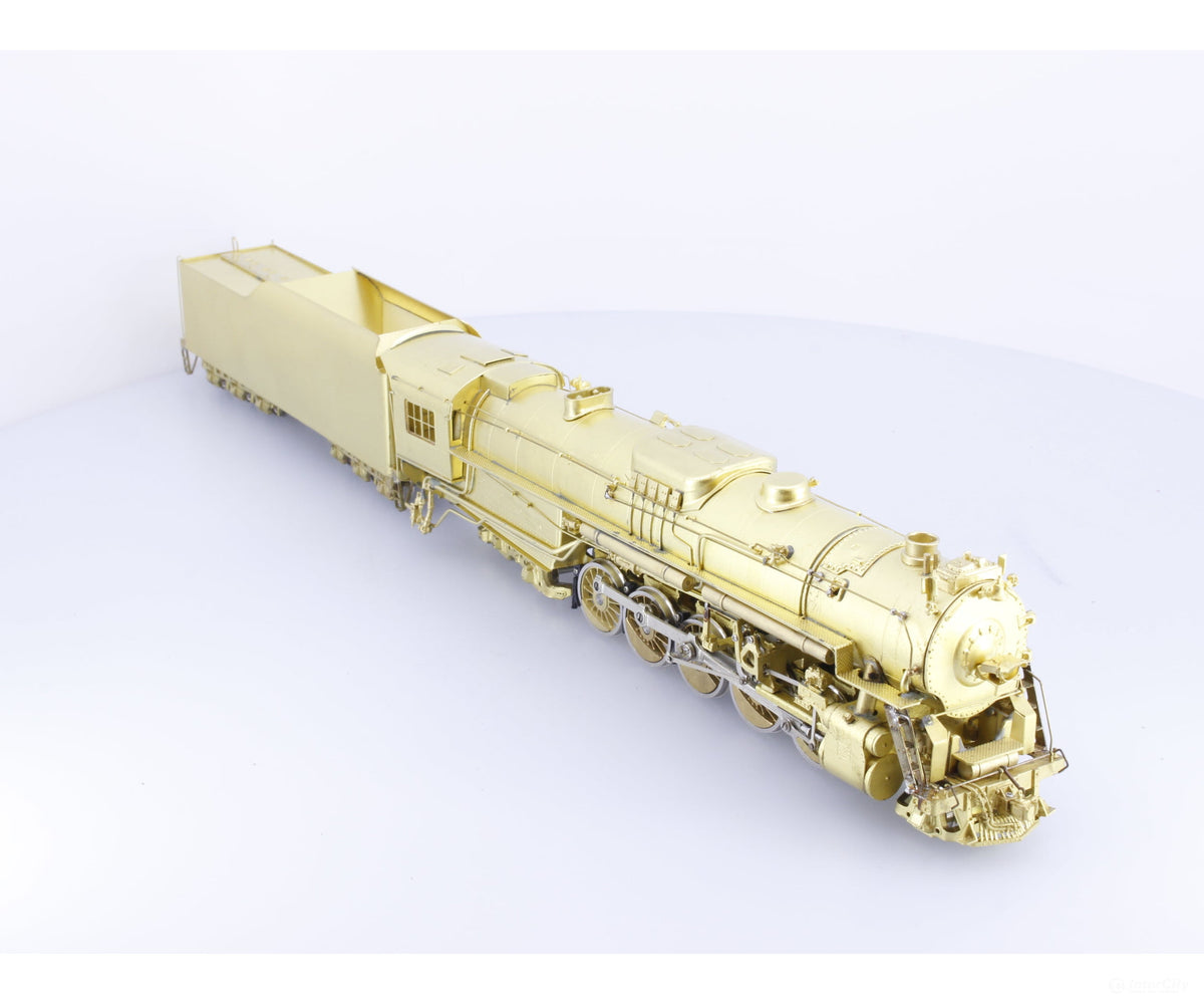 Sunset Models T12104 HO Prestige Series Brass 2-10-4 Class T1 Steam Locomotive Chesapeake and Ohio (CO) Analog DC