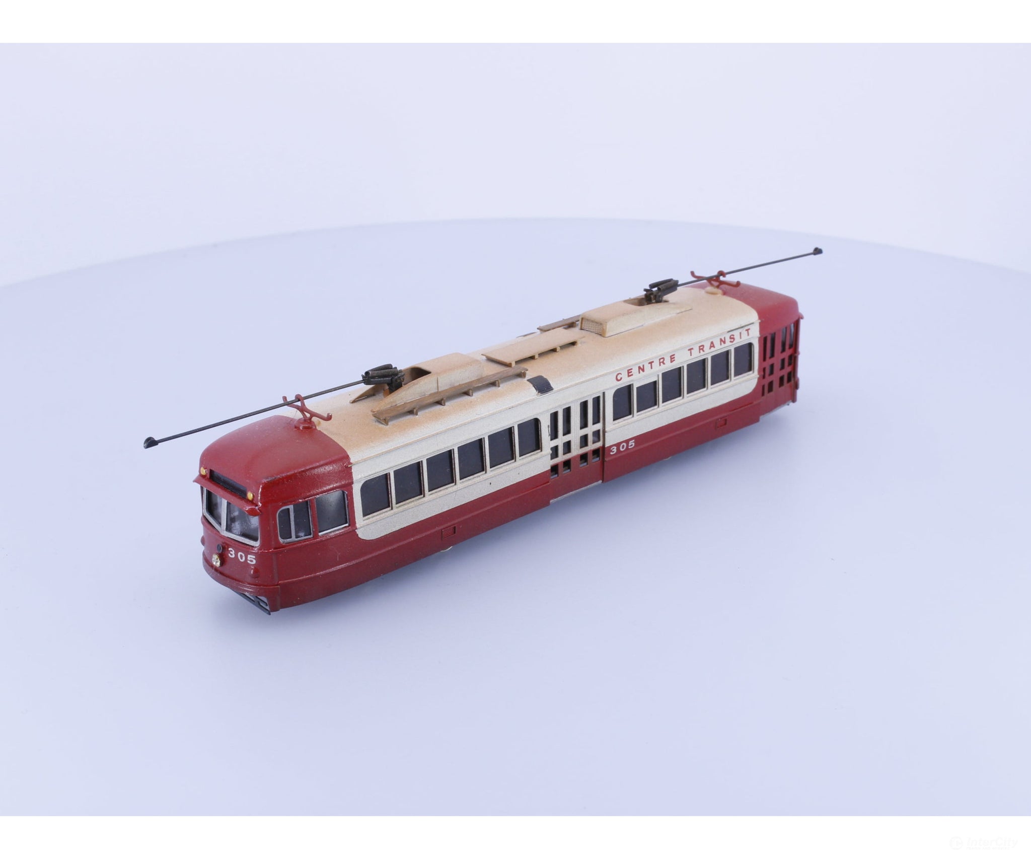 Suydam Brass HO Brass Pacific Electric Double Ended Transit Car 305 Analog DC Locomotives