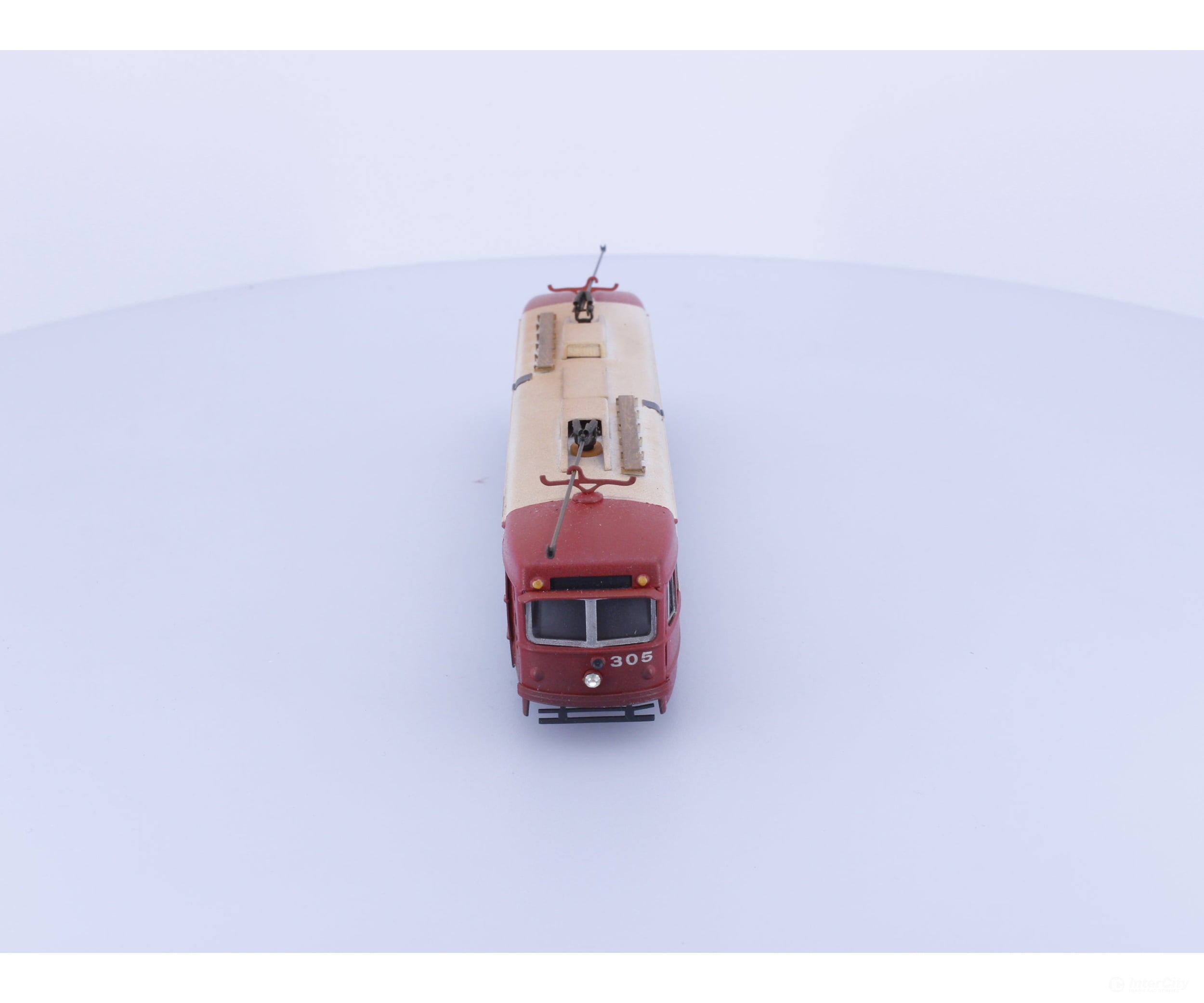 Suydam Brass HO Brass Pacific Electric Double Ended Transit Car 305 Analog DC Locomotives