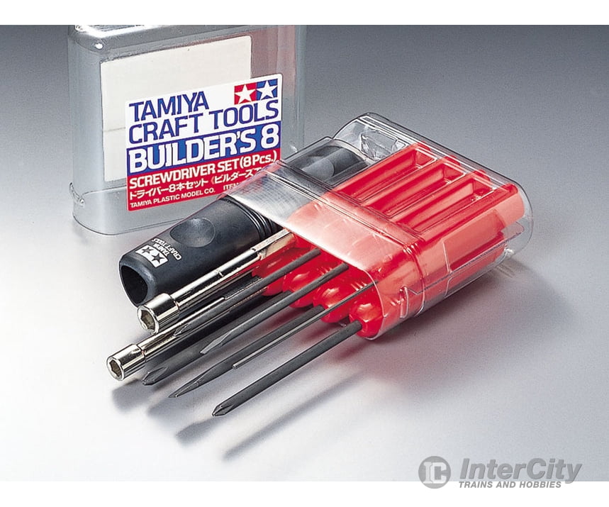 Tamiya 74023 Builders 8 Screw Driver Set Tools