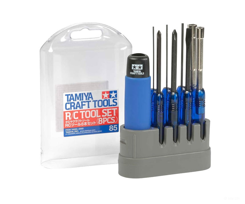 Tamiya 74085 8 Piece Rc Tool Set Tools