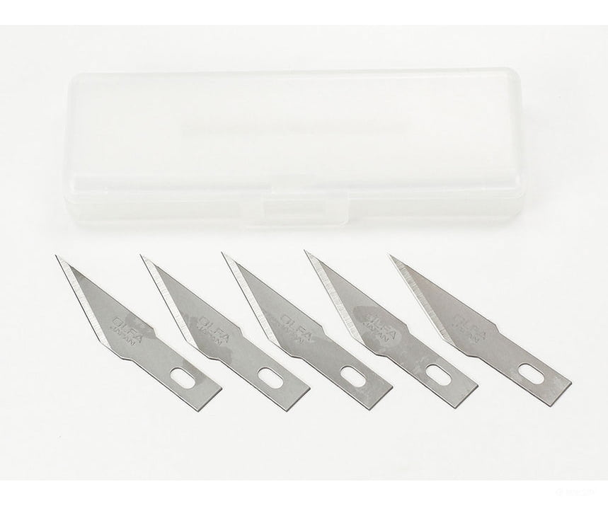 Tamiya 74099 Modeler Knife Pro Straight 5Pc Replacement Blades Tools