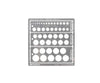 Tamiya 74150 Modeling Template Round 1-12.5 Tools