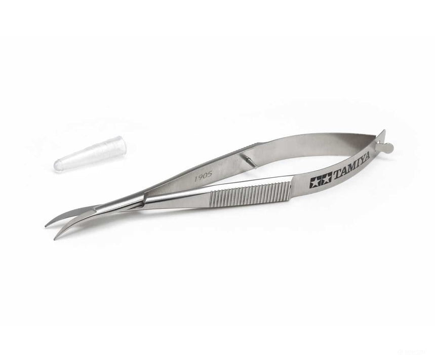 Tamiya 74151 M4 Pc Body Curved Scissors Tools