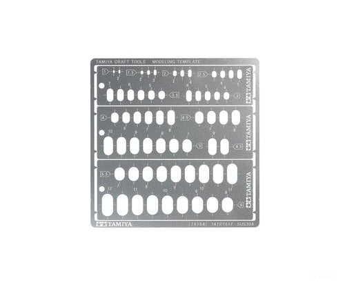 Tamiya 74154 Modeling Template Rr 1-6 Tools