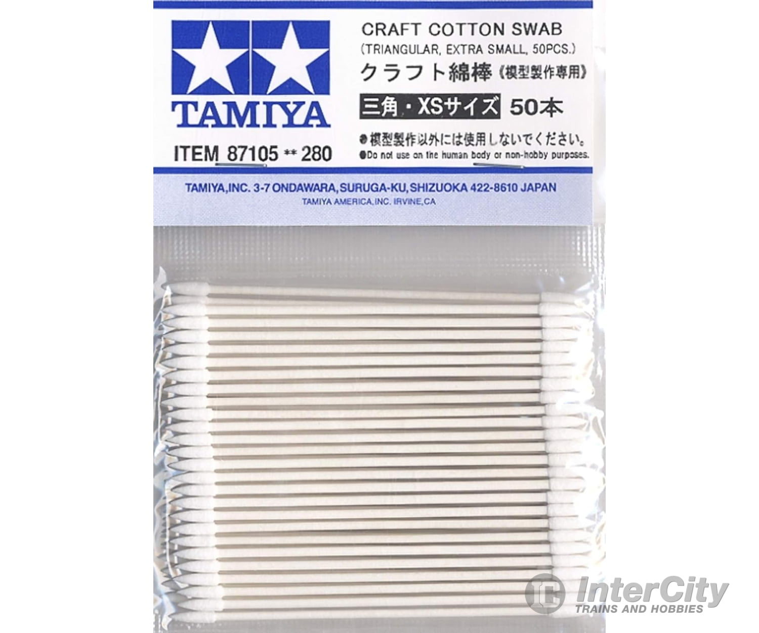 Tamiya 87105 Craft Cotton Swab - Extra Small Triangle 50/Pack Tools