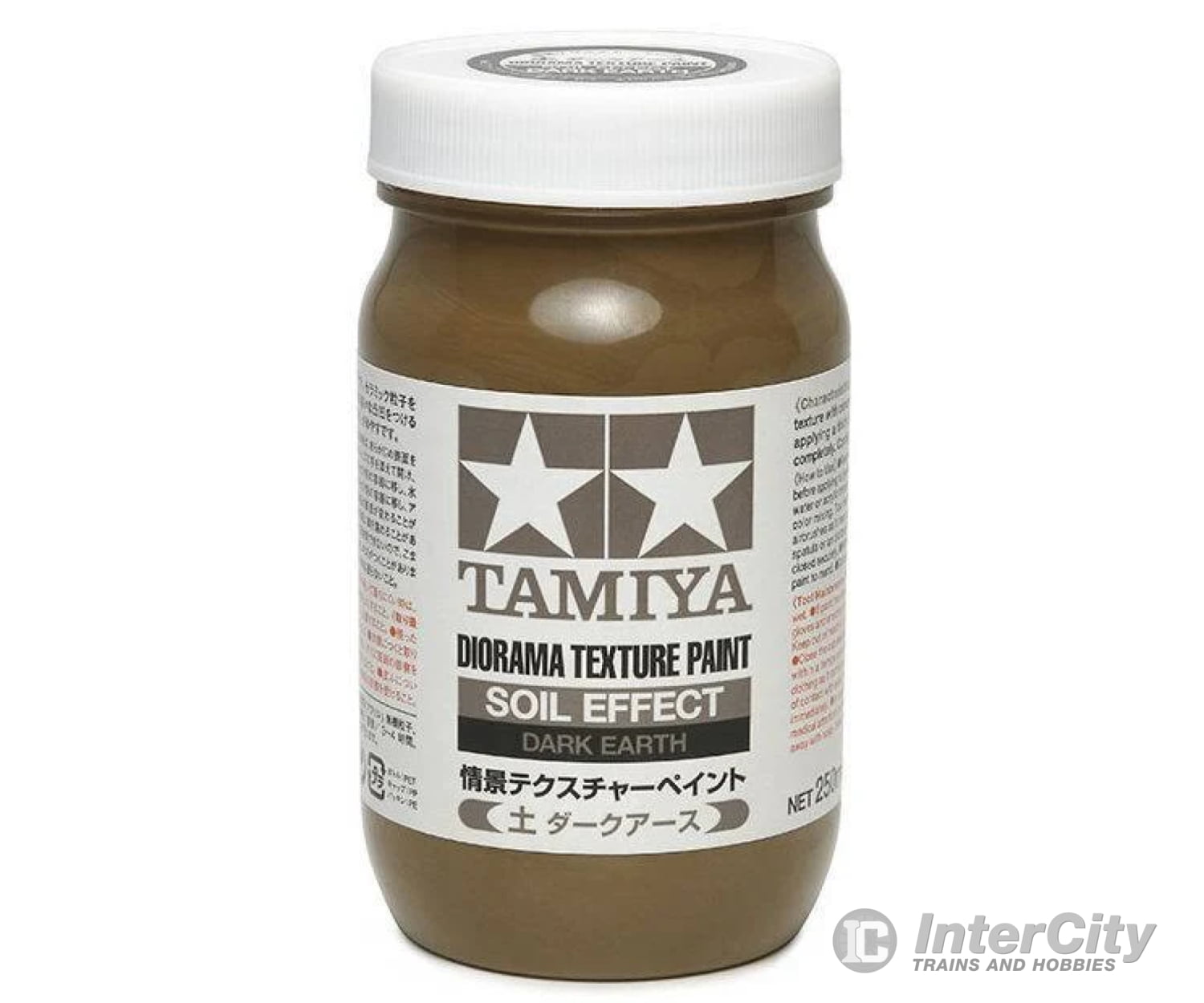 Tamiya 87121 Diorama Texture Paint - Dark Earth Soil Effect 250Ml