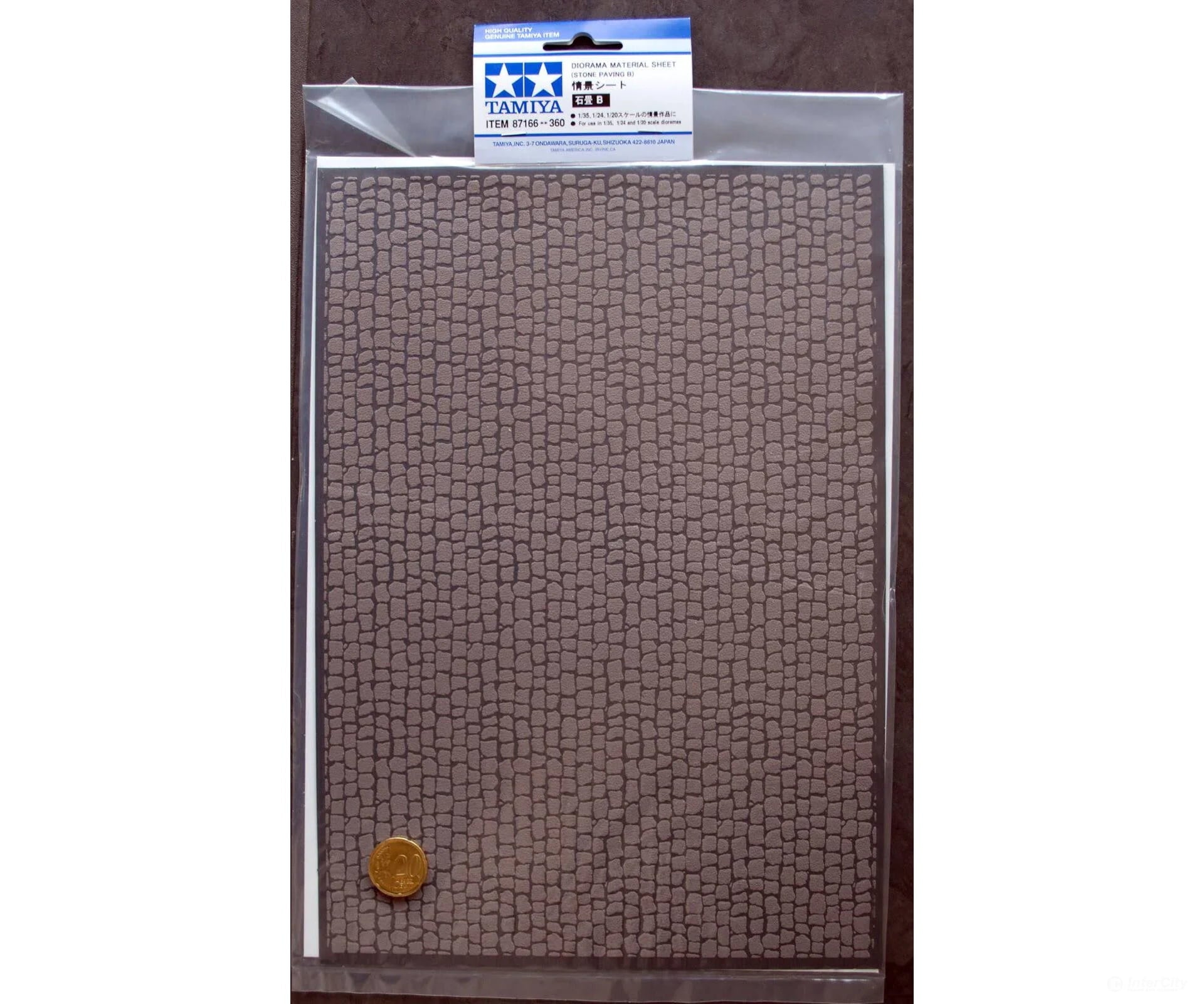 Tamiya 87166 Diorama Sheet Stone Paving B Tools