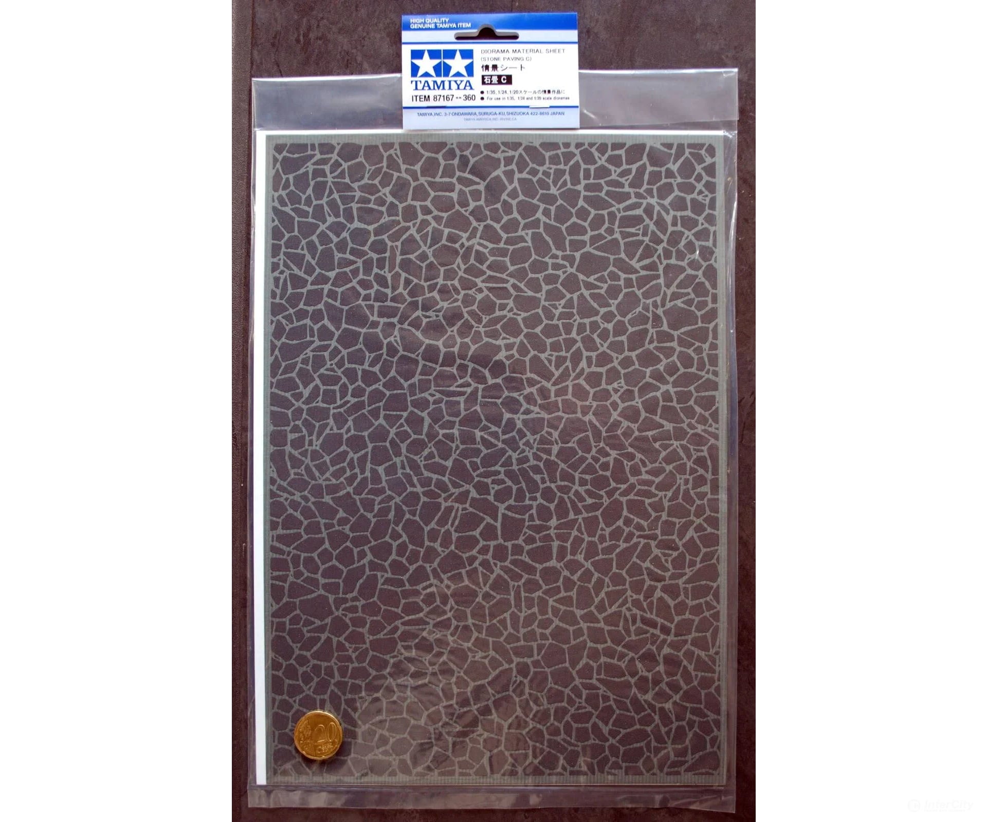 Tamiya 87167 Diorama Sheet Stone Paving C Tools