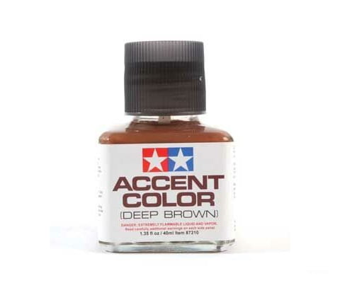 Tamiya 87210 Panel Accent Dark Red-Brown (40Ml) Paint