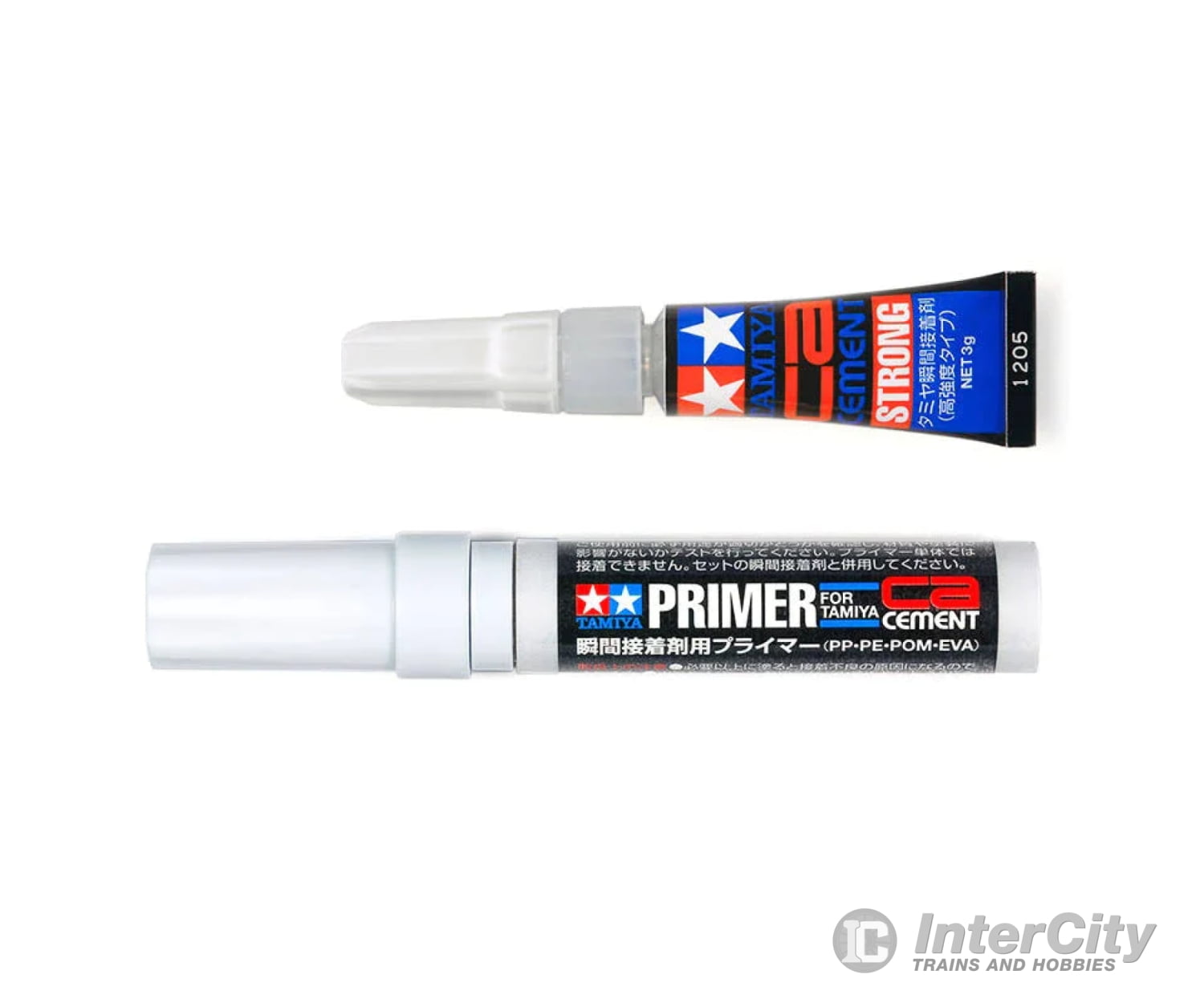 Tamiya 87211 Ca Cement & Primer Set Pp/Pe/Pom/Eva Paint