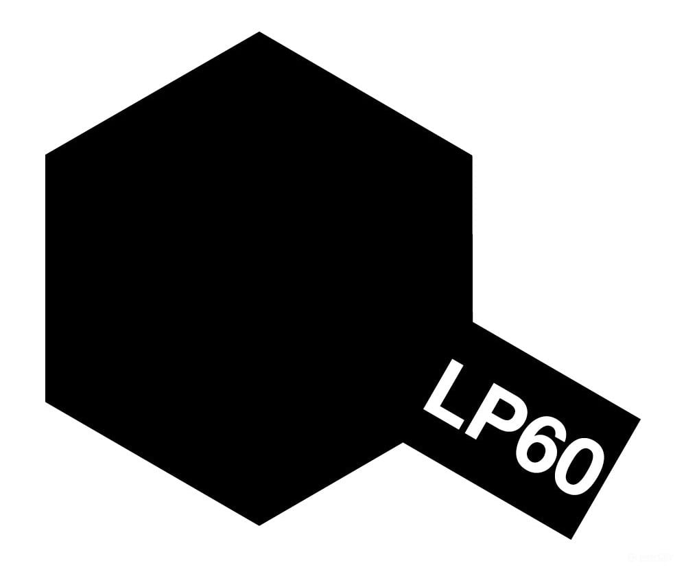 Tamiya Lacquer Paint Lp60 LP-60 Nato Black - Default Title (CH-900-LP60)