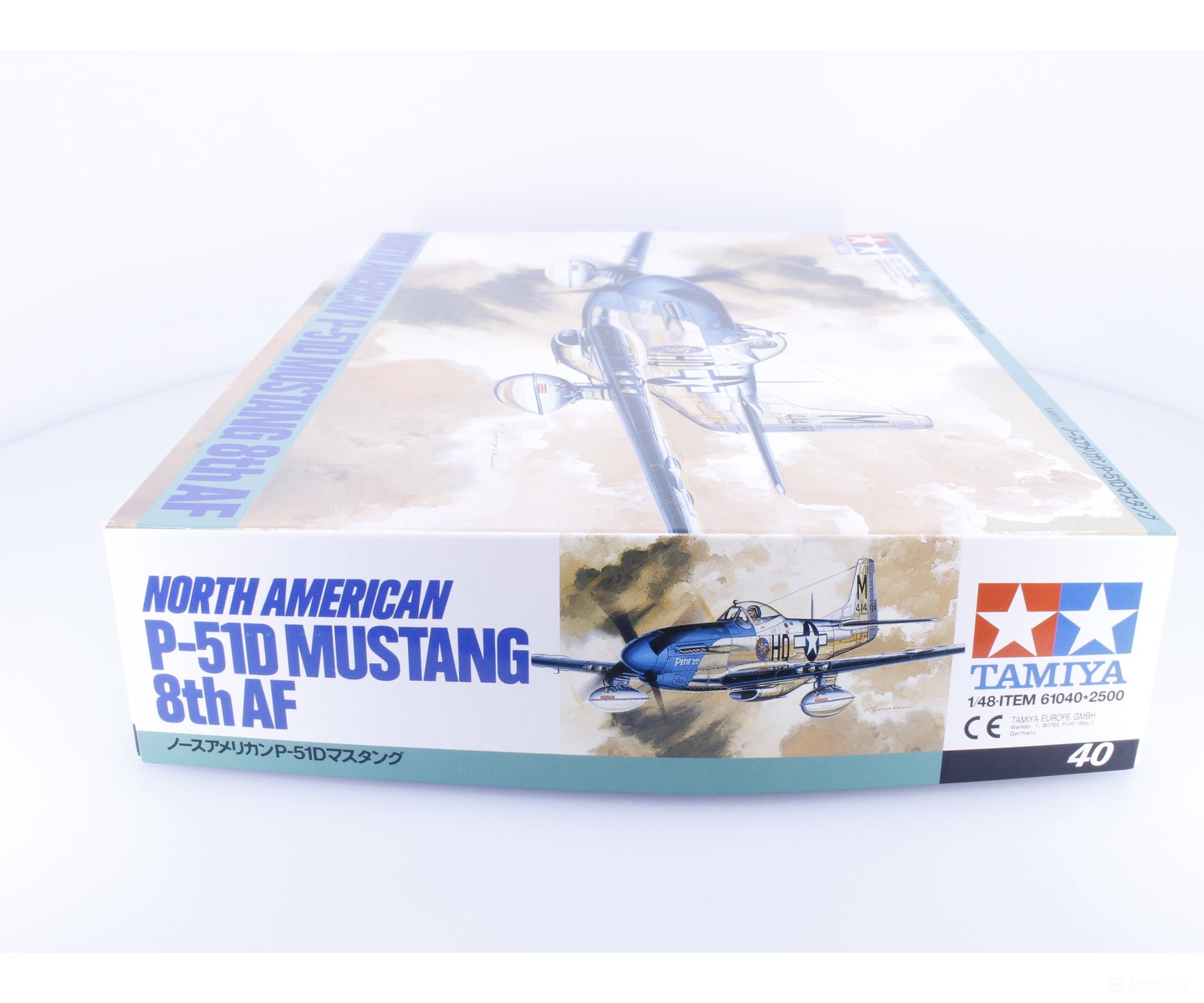 Tamiya NO.40 1/48 North American P-51D Mustang Brand New in Package Analog Throttles & Power