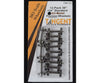 Tangent 124 HO 36 inch Normal Tread Blackened All-Metal Precision Wheelsets - 12 pack - Couplers & Trucks
