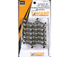 Tangent 147 HO 36 inch Normal Tread Nickel Plated All-Metal Precision Wheelsets - 12 pack - Couplers & Trucks