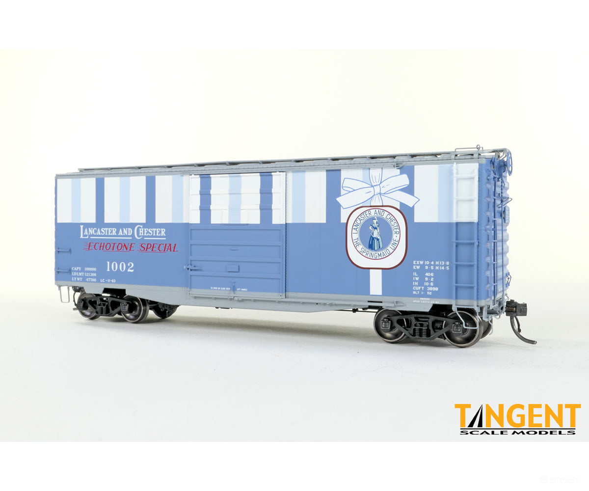Tangent 26016-01 HO Lancaster & Chester (L&C) Echotone Special 1963+ 40′ PS-1 9′ Door Boxcar - Freight Cars
