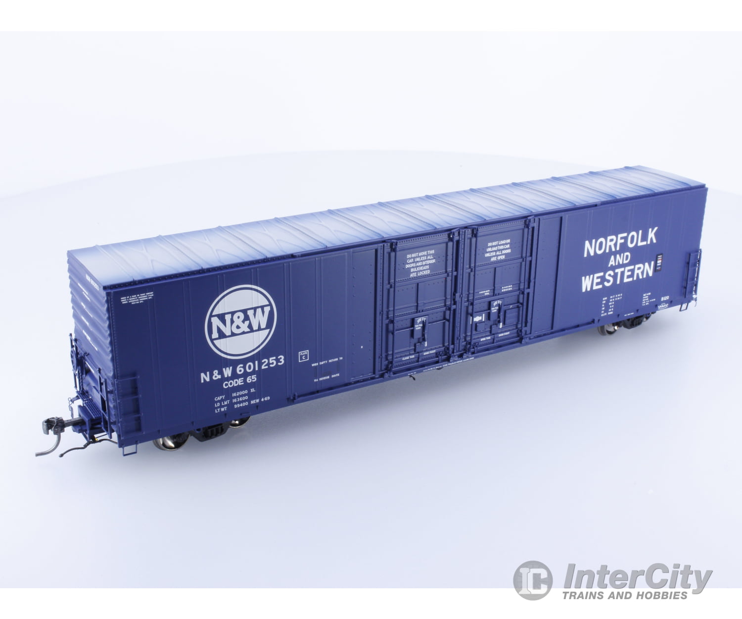 Tangent 34011-08 Ho 5880Cf 60’ Double Plug Door Box Car Norfolk & Western (Nw) 601253 Freight Cars