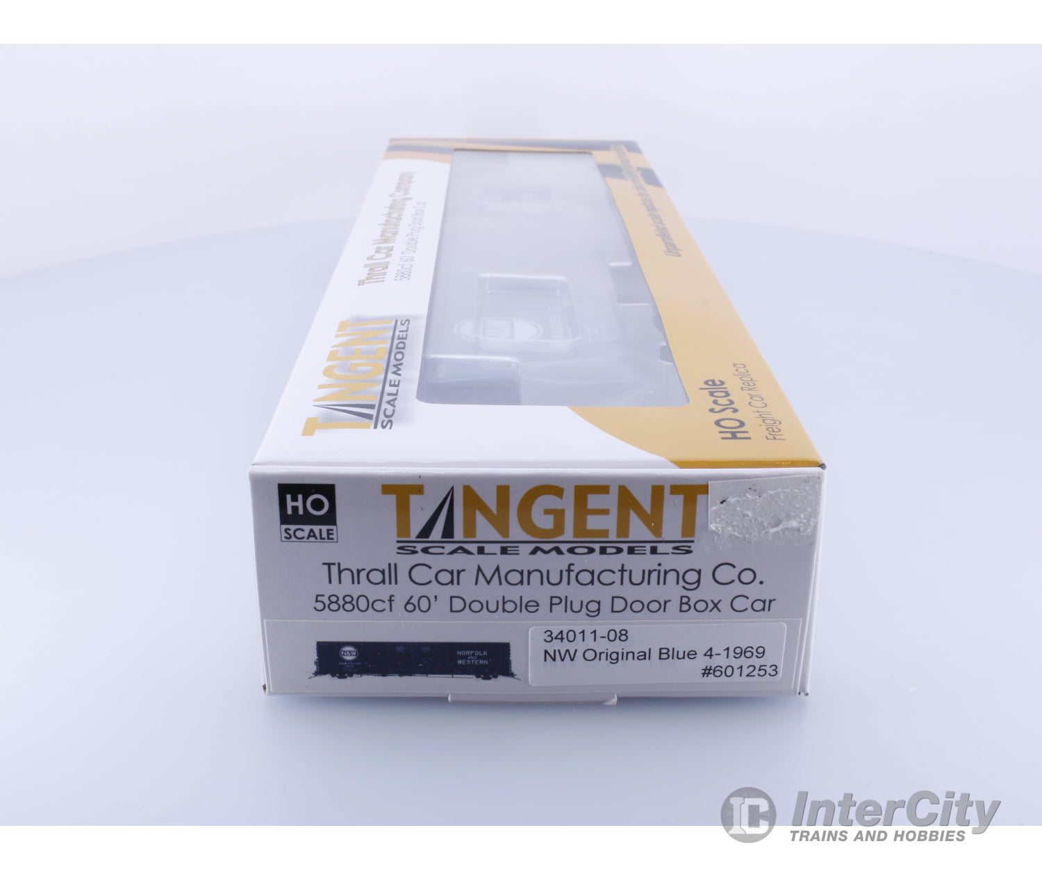 Tangent 34011-08 Ho 5880Cf 60’ Double Plug Door Box Car Norfolk & Western (Nw) 601253 Freight Cars