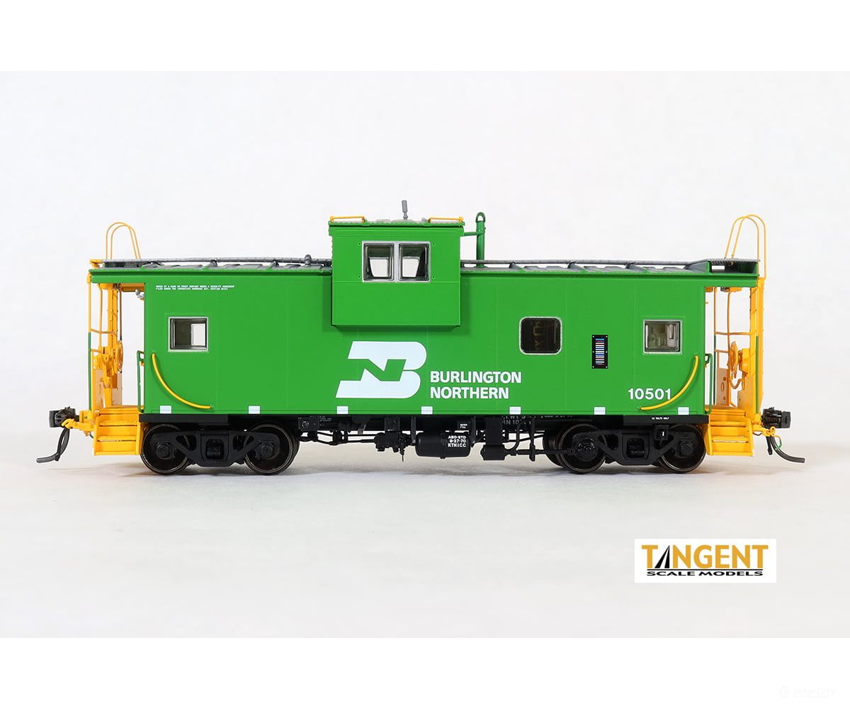 Tangent 60312-11 HO Burlington Northern (BN) ’Delivery 9-1970 w/ Red-Green Lights’ BN International Wide-vision Caboose