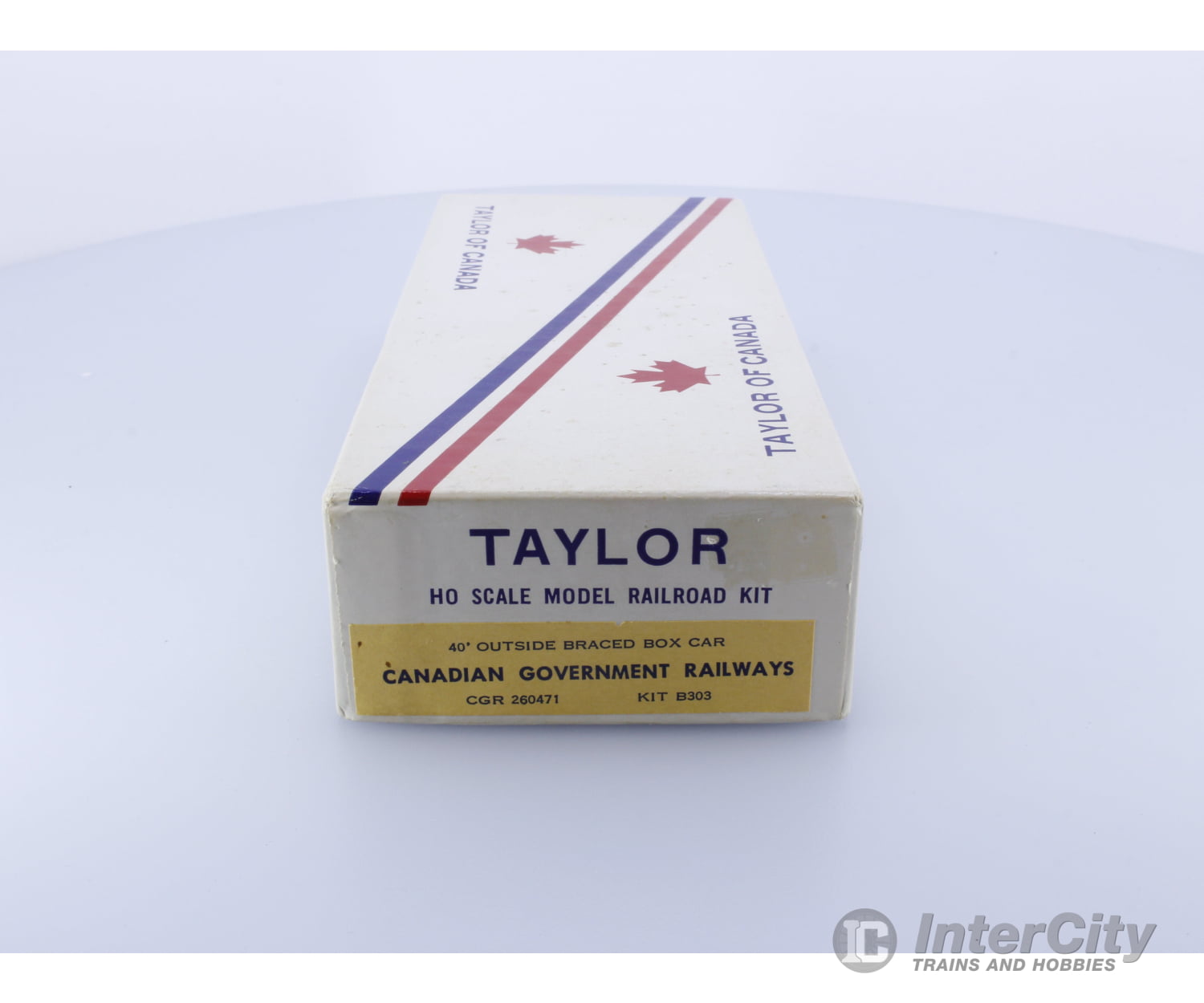 Taylor B303 HO 40’ Outside Braced Box Car 260471 Freight Cars