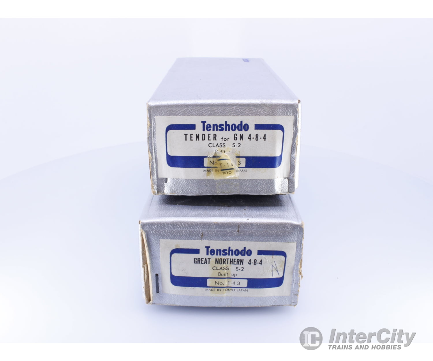 Tenshodo 143-T143 HO Brass Class S-2 4-8-4 Steam Locomotive and Tender Great Northern (GN) 2577 Analog DC Locomotives