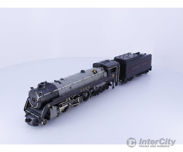 Tenshodo 166 HO Brass 4-6-4 Royal Hudson Factory Painted Canadian Pacific (CP) 2860 Analog DC Locomotives