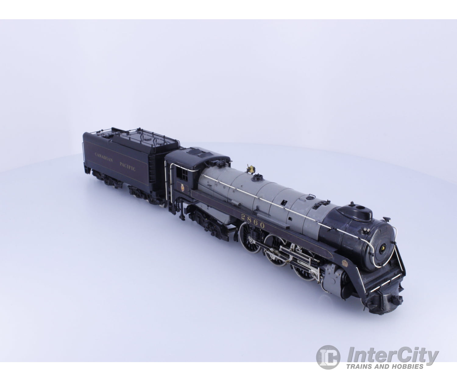 Tenshodo 166 HO Brass 4-6-4 Royal Hudson Factory Painted Canadian Pacific (CP) 2860 Analog DC Locomotives
