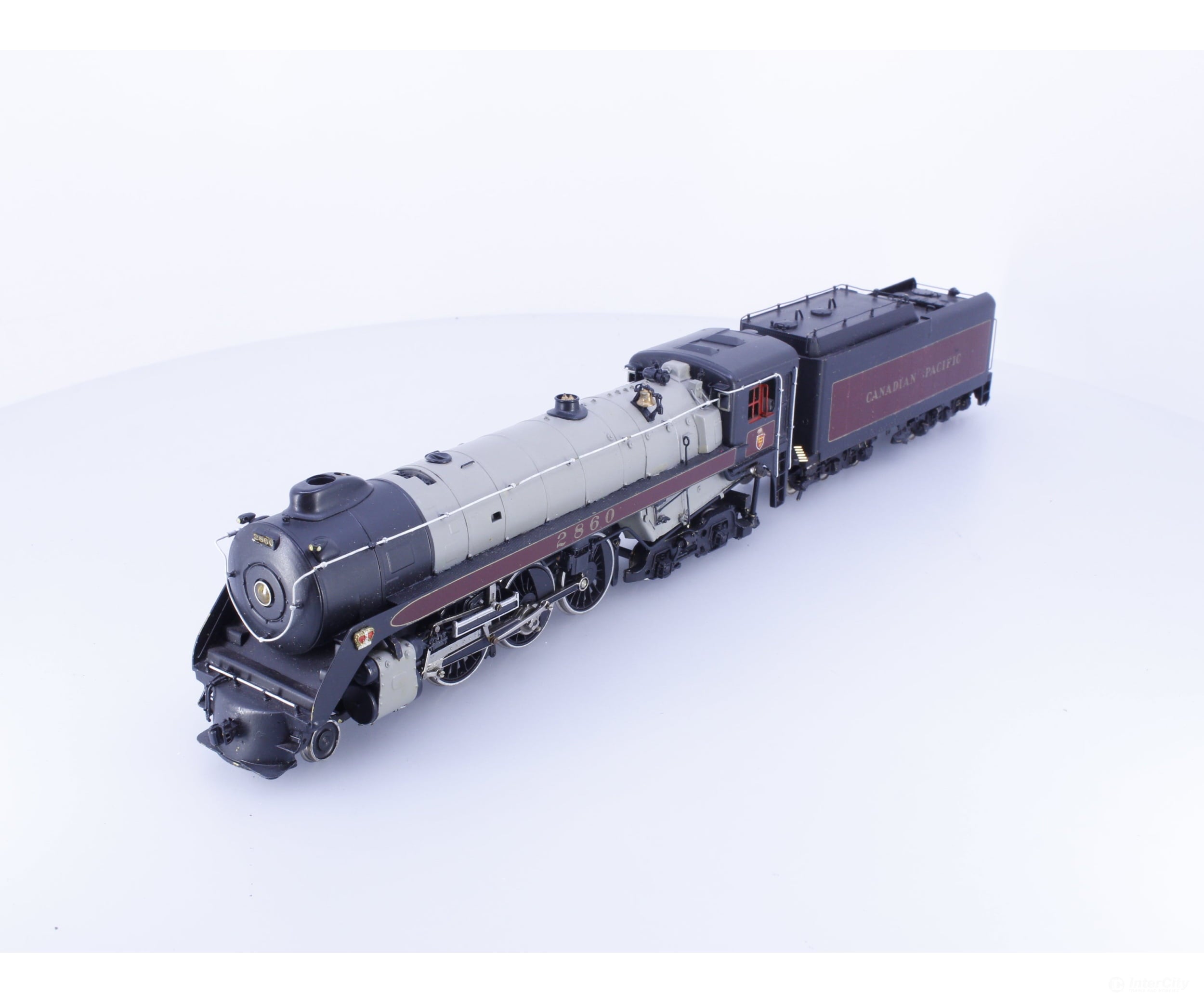 Tenshodo 166 HO Brass 4-6-4 Royal Hudson Steam Locomotive Factory Painted Canadian Pacific (CP) 2860 DCC & Sound