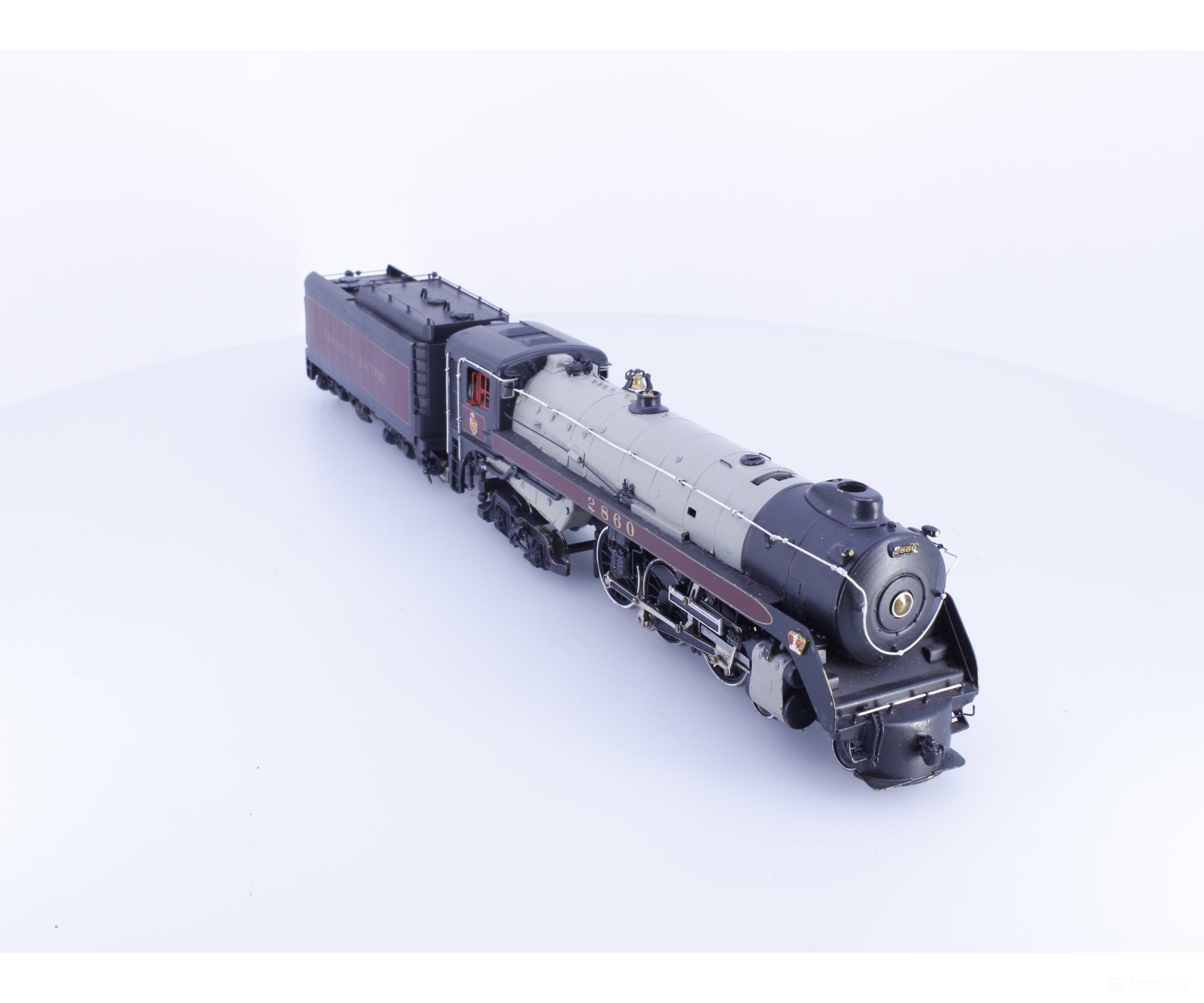 Tenshodo 166 HO Brass 4-6-4 Royal Hudson Steam Locomotive Factory Painted Canadian Pacific (CP) 2860 DCC & Sound