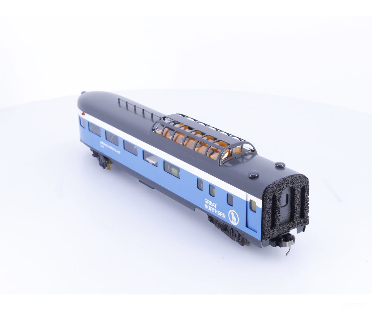 Tenshodo 430 HO Brass Plated Dome Observation Coach #3 Great Northern (GN) - Passenger Cars