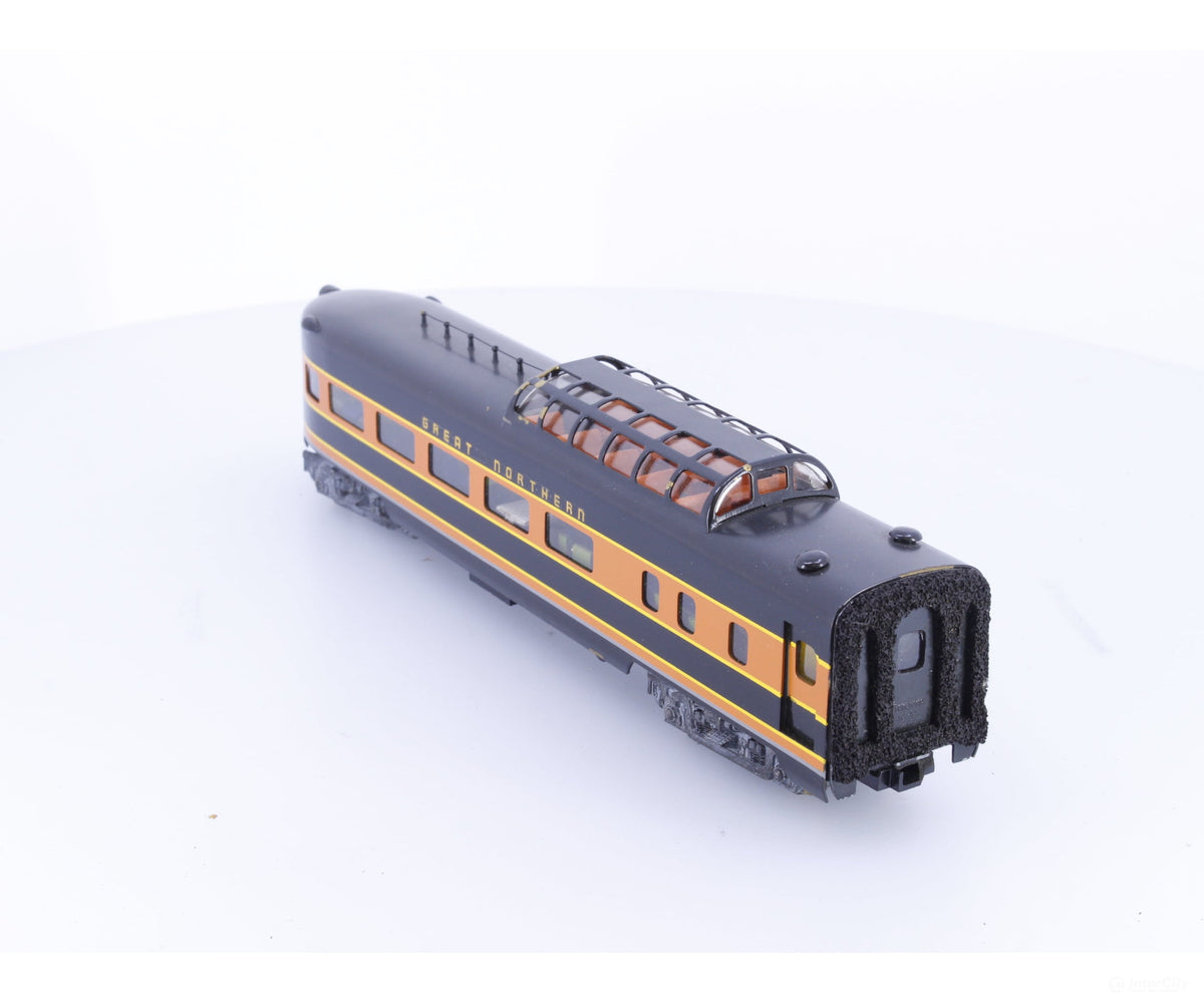 Tenshodo 430 HO Brass Plated Dome Observation Coach Great Northern (GN) - Passenger Cars