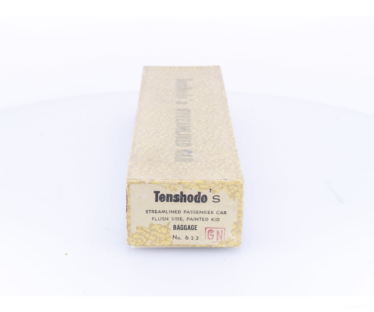 Tenshodo 623 HO Brass Plated Baggage Coach Great Northern (GN) - Passenger Cars
