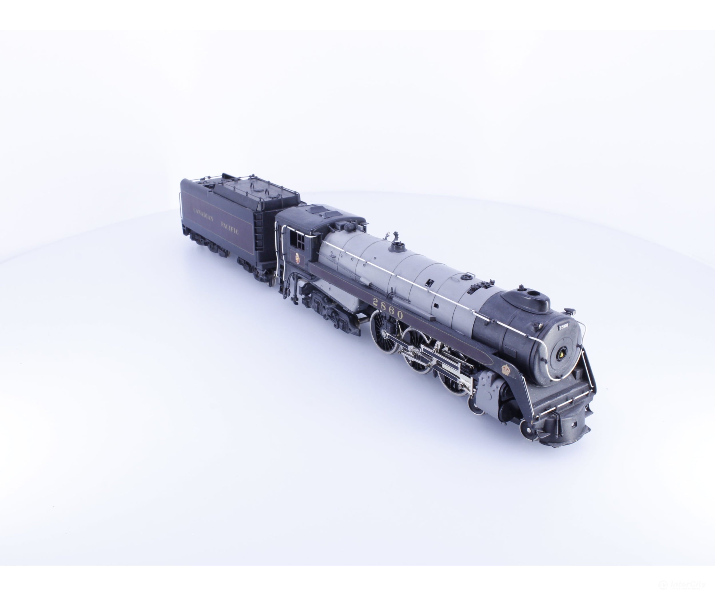 Tenshodo RH464 HO Brass 4-6-4 Royal Hudson Steam Locomotive Canadian Pacific (CP) 2860 Analog DC Locomotives