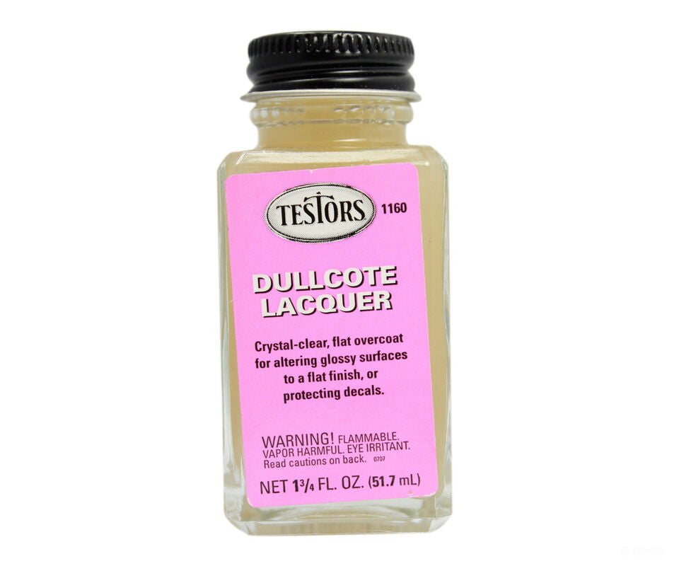 Testor Corp 1160 Dullcote Clear Finish -- 1-3/4Oz 51.8Ml Bottle Paint