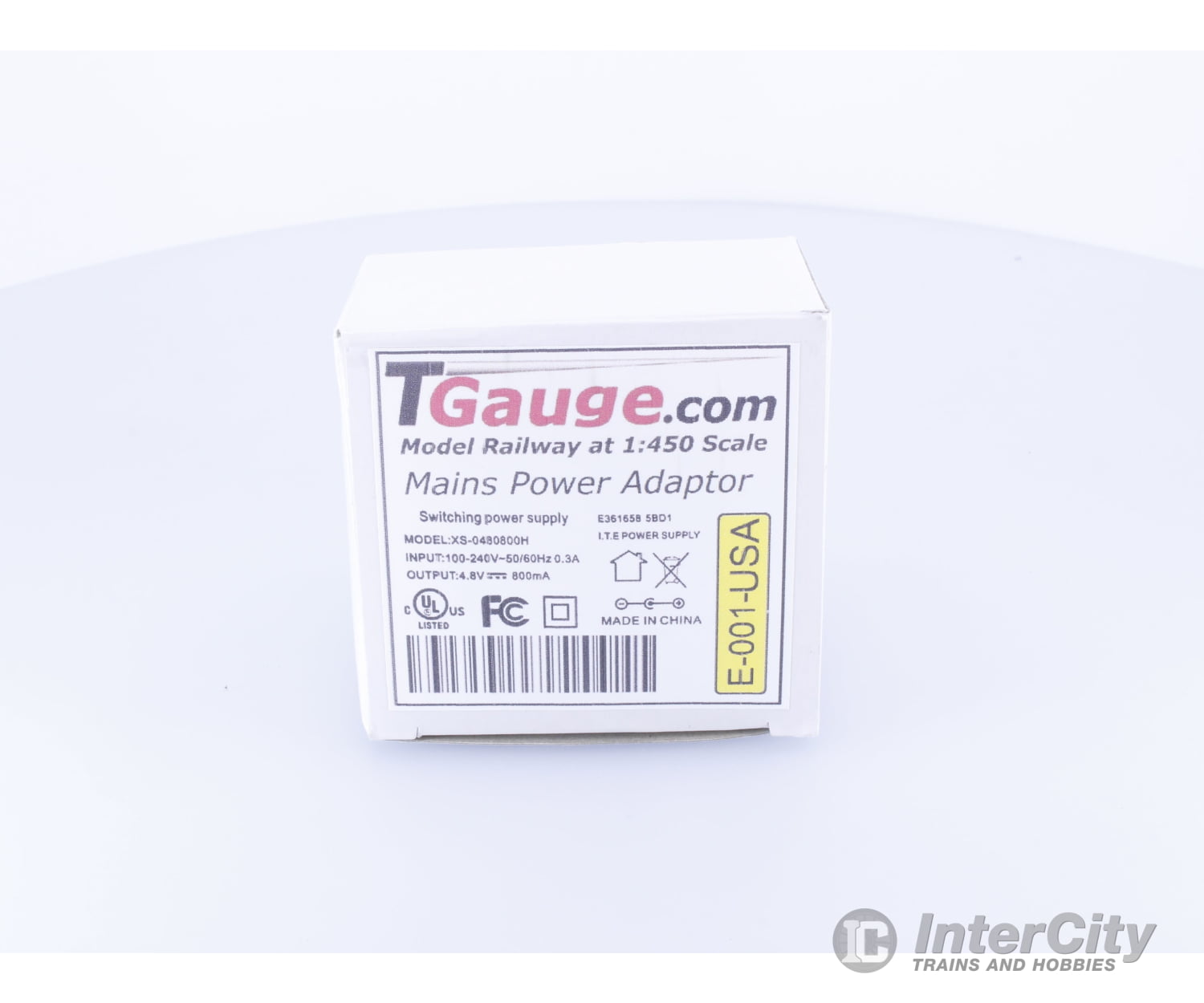 TGauge E-001-USA T Mains Power Supply Adaptor 120V. Output 4.8V Analog Throttles & Power