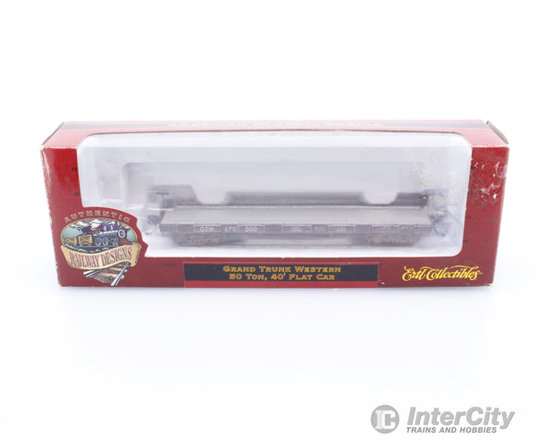The Ertl Company Inc. 1376 HO Flat Car Grand Trunk Western (GTW) 670000 Freight Cars