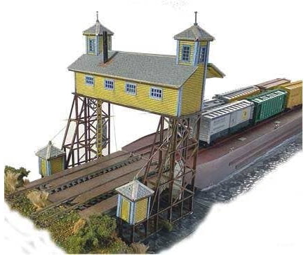 The N Scale Architect N 10060 Laser-Cut Wood Kit - Racquette Lake Navigation Co. Structures
