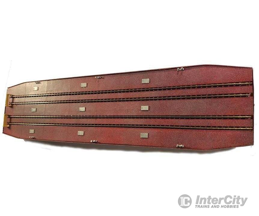The N Scale Architect N 10061 Laser-Cut Wood Kit - The Hudson 2-Track Carfloat Structures